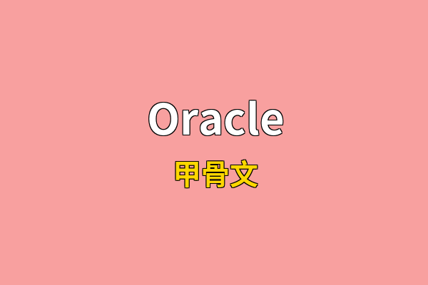 Oracle英文名