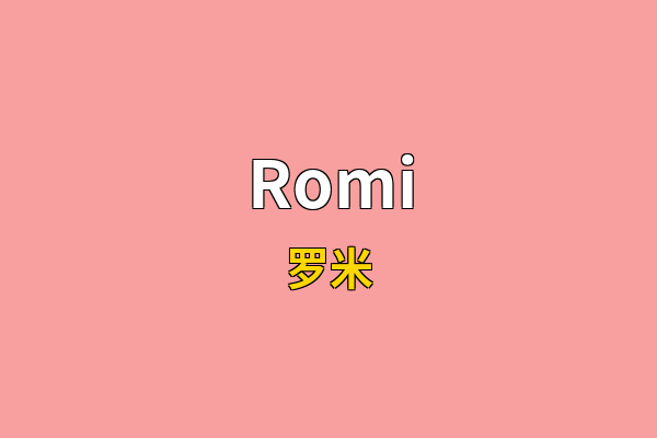 Romi英文名