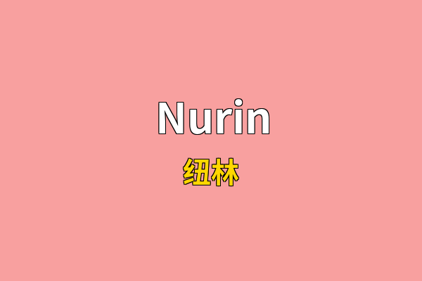 Nurin英文名