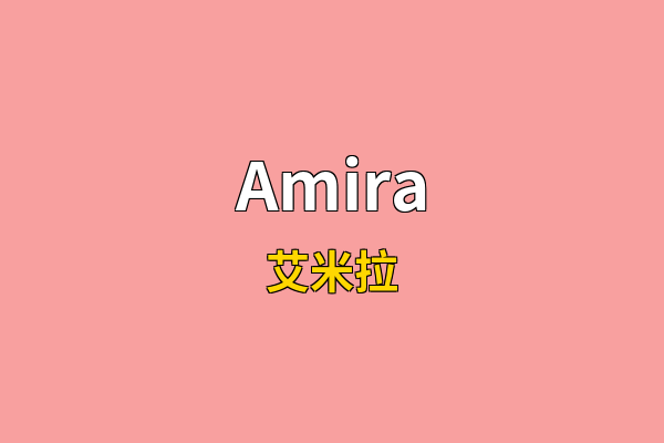 Amira英文名