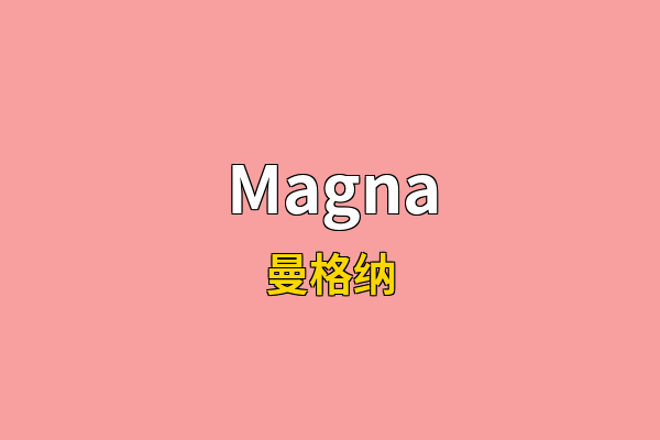 Magna英文名