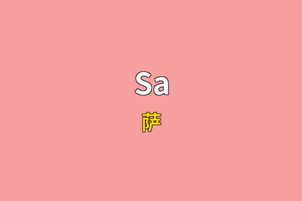 Sa英文名