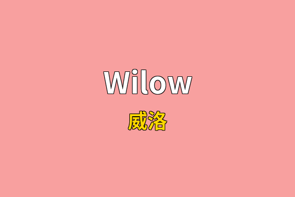 Wilow英文名