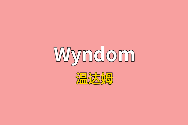 Wyndom英文名