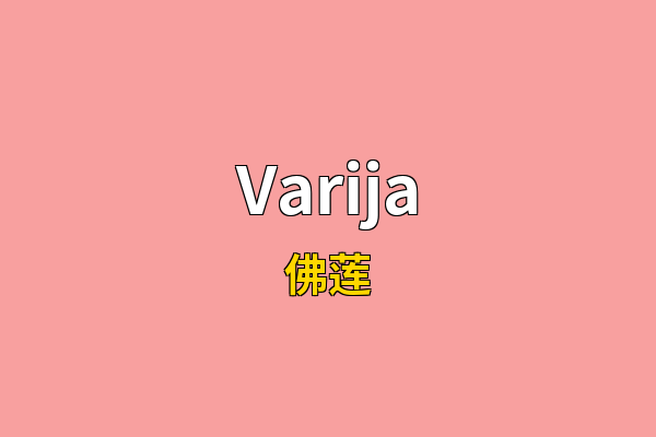Varija英文名