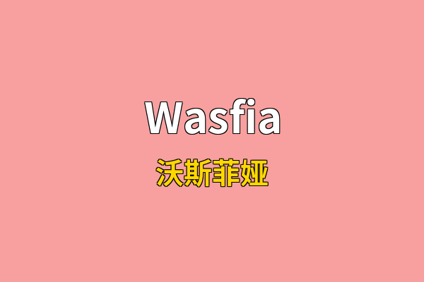 Wasfia英文名