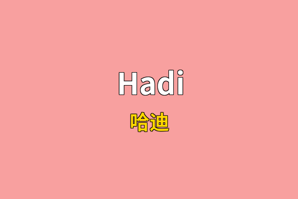 Hadi英文名