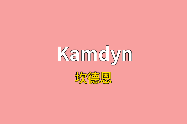 Kamdyn英文名