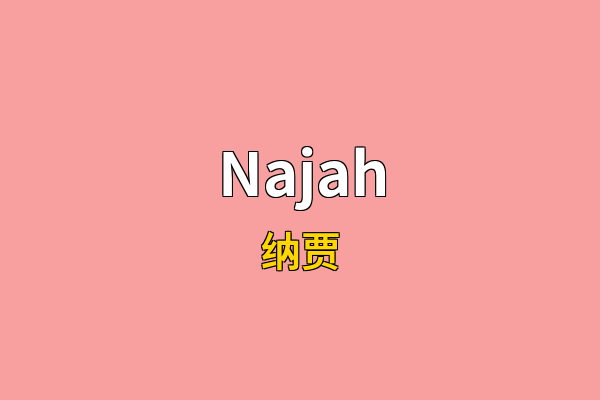 Najah英文名