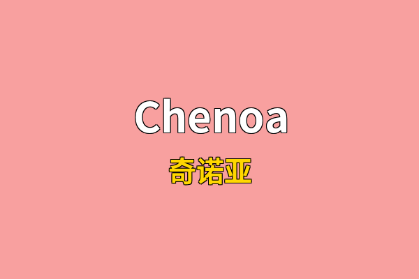 Chenoa英文名