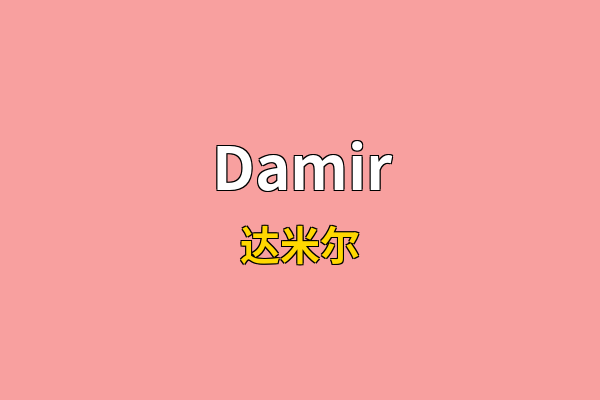 Damir英文名