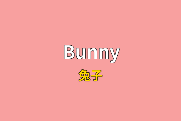 Bunny英文名