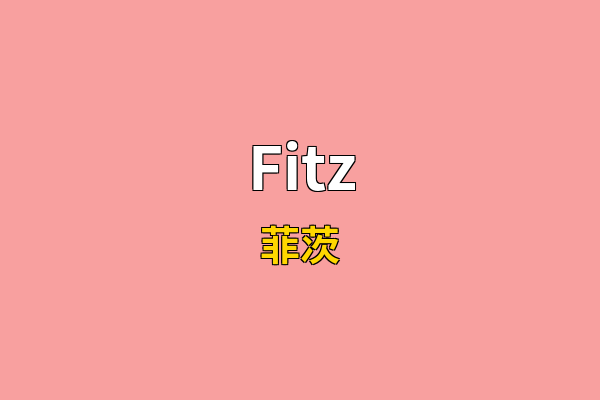 Fitz英文名