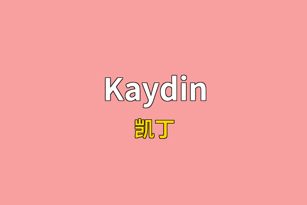 Kaydin英文名