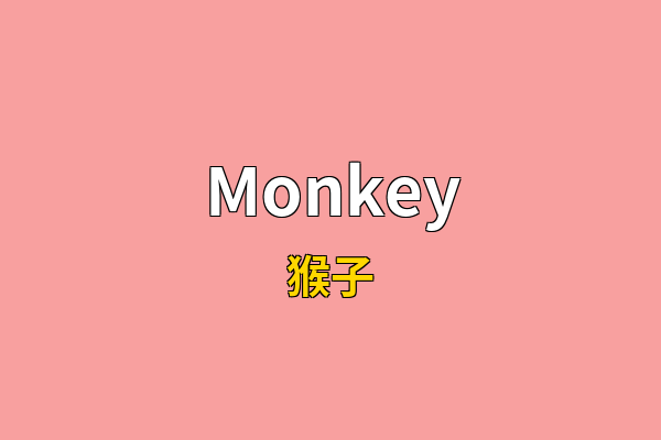 Monkey英文名