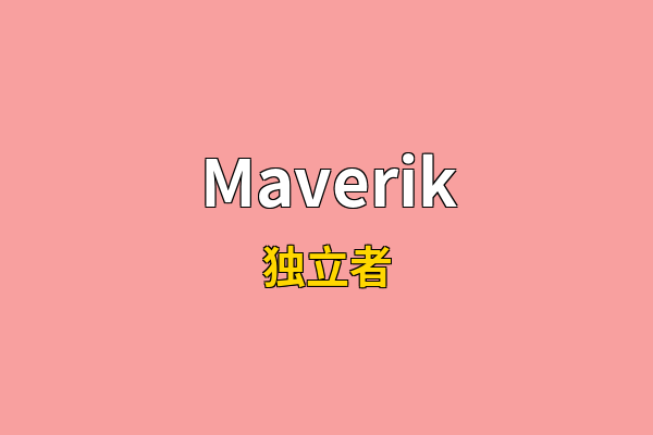 Maverik英文名