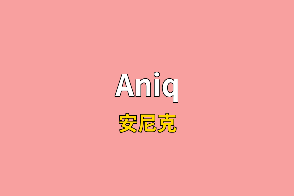 Aniq英文名