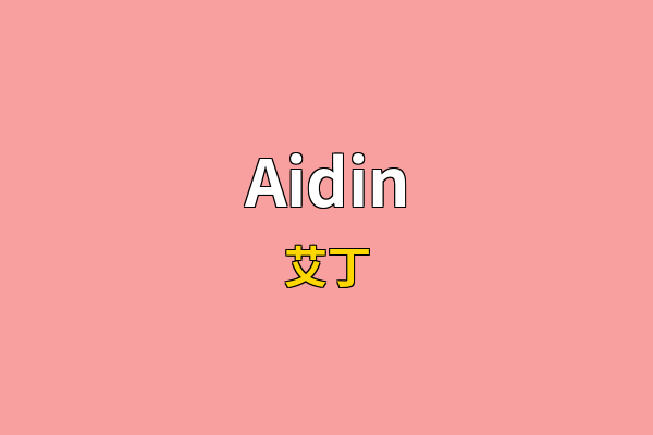 Aidin英文名