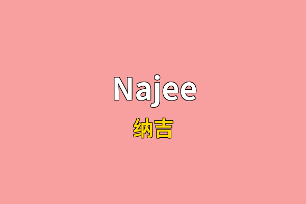Najee英文名