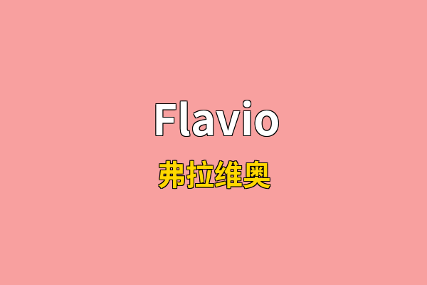 Flavio英文名