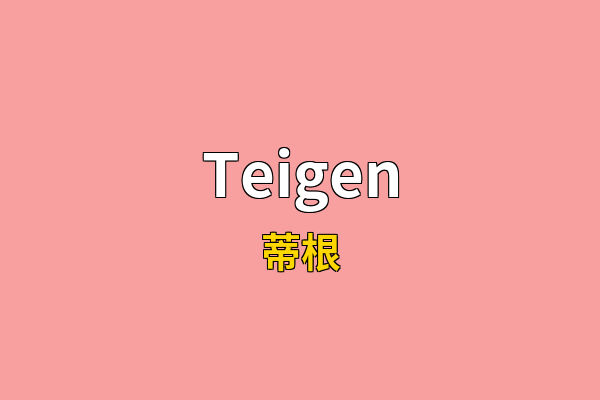 Teigen英文名