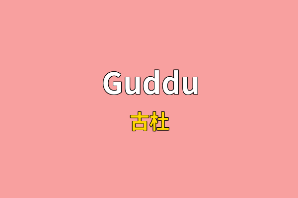 Guddu英文名