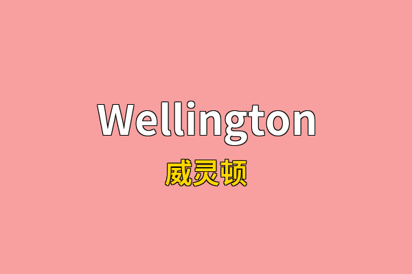 Wellington英文名