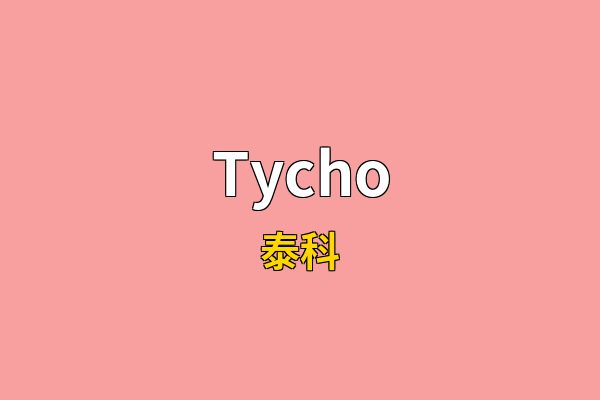 Tycho英文名
