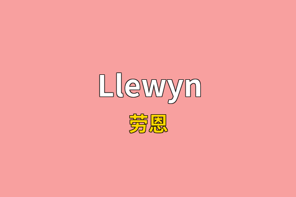 Llewyn英文名
