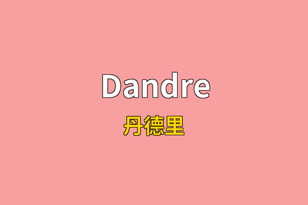 Dandre英文名