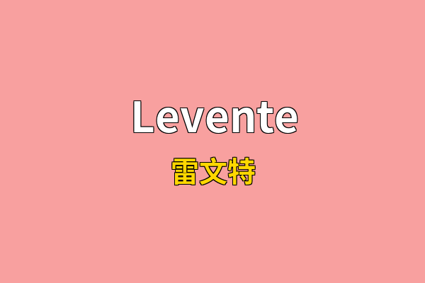 Levente英文名