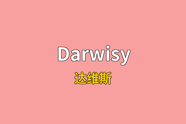 Darwisy英文名