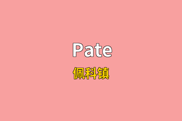 Pate英文名