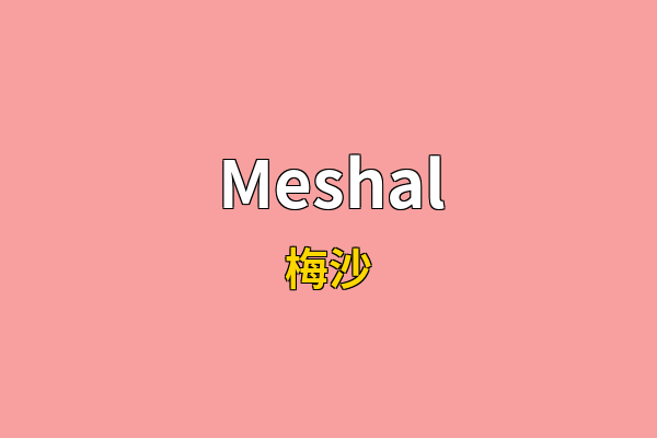 Meshal英文名
