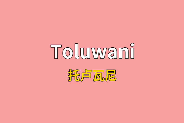 Toluwani英文名