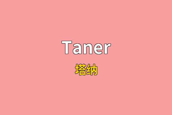 Taner英文名