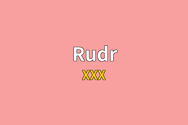 Rudr英文名