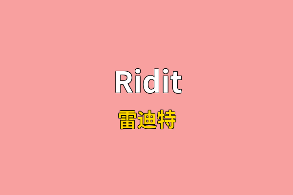 Ridit英文名