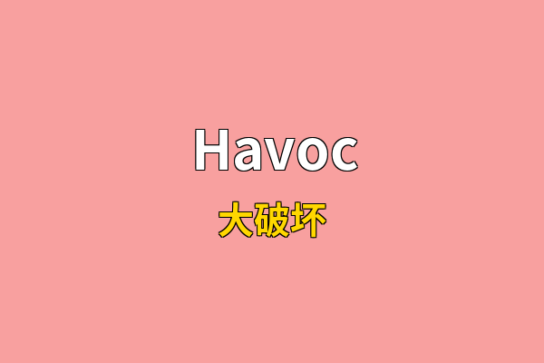 Havoc英文名