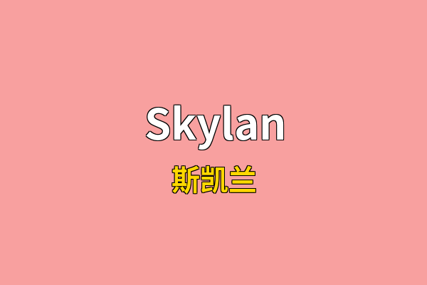 Skylan英文名