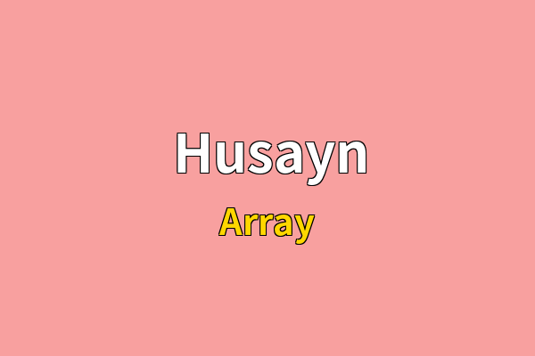Husayn英文名