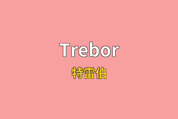 Trebor英文名