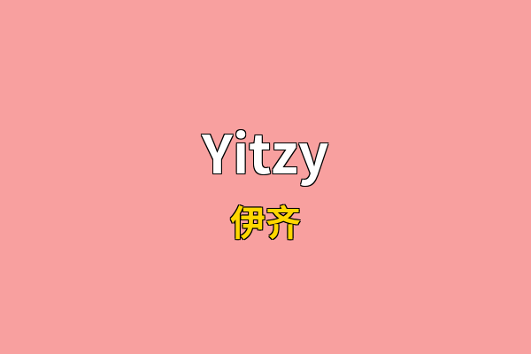 Yitzy英文名