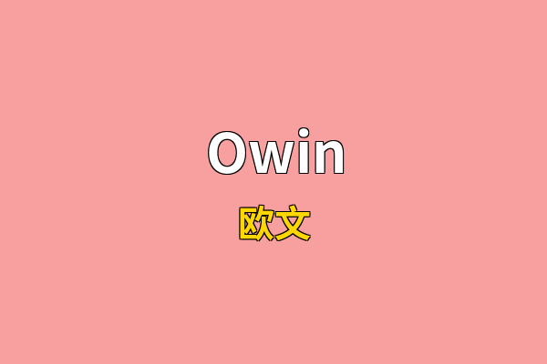 Owin英文名