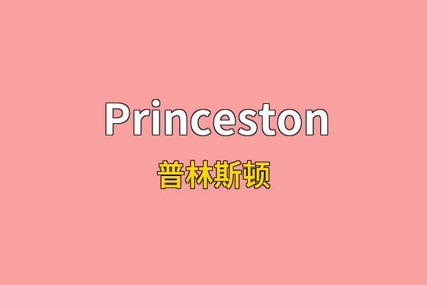 Princeston英文名