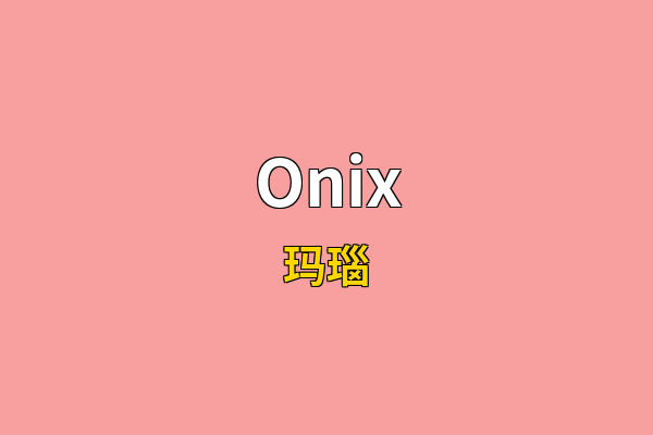 Onix英文名