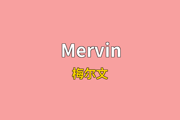Mervin英文名