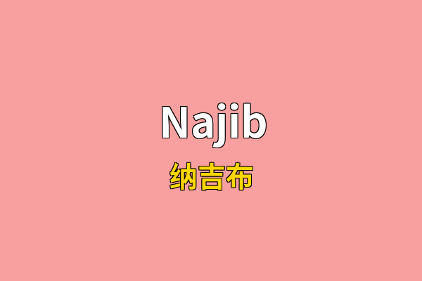 Najib英文名