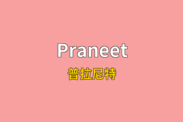 Praneet英文名