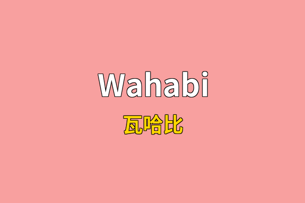 Wahabi英文名
